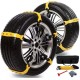 Πλαστικές αλυσίδες  χιονιού για 14", 15", 16", 17", 18" ζάντες - σετ 10τμχ. για δύο τροχούς