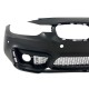 Προφυλακτήρας εμπρός για BMW F30 (2011+) - M3 με lip - με ανοίγματα για parktronic, για προβολάκια