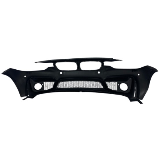 Προφυλακτήρας εμπρός για BMW F30 (2011+) - M3 με lip - με ανοίγματα για parktronic, για προβολάκια