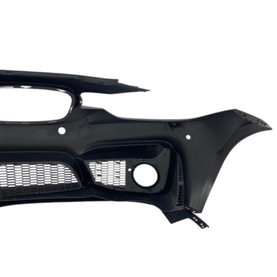 Προφυλακτήρας εμπρός για BMW F30 (2011+) - M3 με lip - με ανοίγματα για parktronic, για προβολάκια