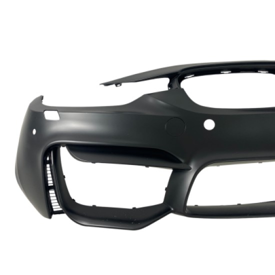 Προφυλακτήρας εμπρός για BMW F30 (2011+) - M3 με lip - με ανοίγματα για parktronic, για προβολάκια
