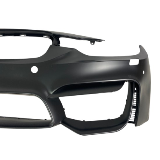 Προφυλακτήρας εμπρός για BMW F30 (2011+) - M3 με lip - με ανοίγματα για parktronic, για προβολάκια