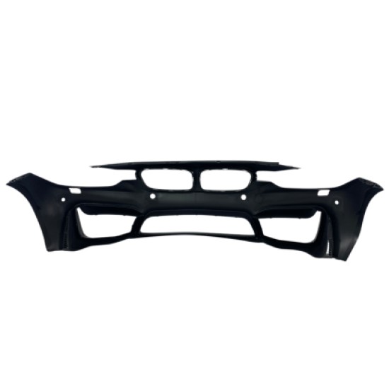 Προφυλακτήρας εμπρός για BMW F30 (2011+) - M3 με lip - με ανοίγματα για parktronic, για προβολάκια