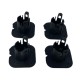 Βάσεις parktronic για προφυλακτήρα BMW E60 24mm - 4τμχ. ορθογώνιες