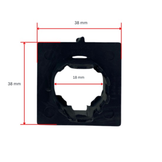 Βάσεις parktronic για προφυλακτήρα BMW E60 18mm - 4τμχ.