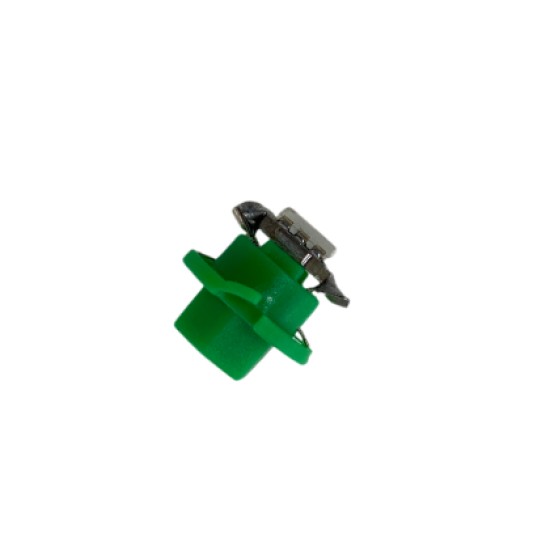 Led λάμπα τύπου B8.4D 12V/ 2W πράσινη - 1τμχ.