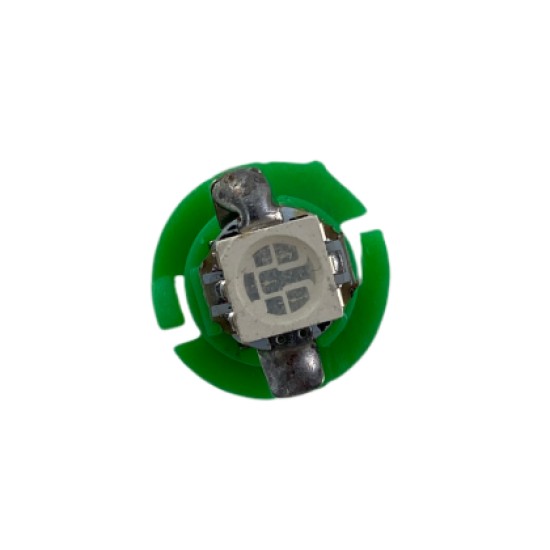 Led λάμπα τύπου B8.4D 12V/ 2W πράσινη - 1τμχ.