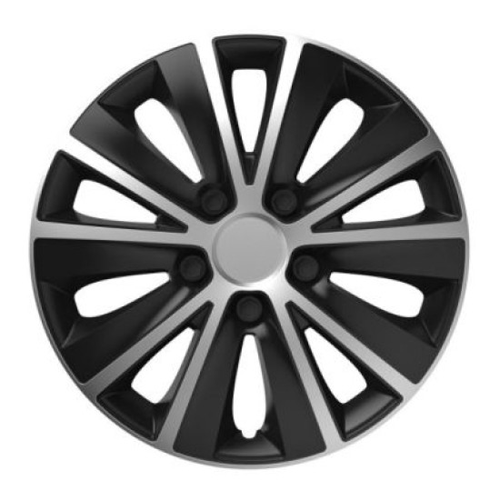 Τάσια Versaco Rapid Ασημί / Μαύρο - 16'' σετ - 4τμχ.