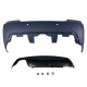 Πίσω προφυλακτήρας για BMW E60 sedn (2003-2007) - M pack design με ανοίγματα για parktronic 24mm