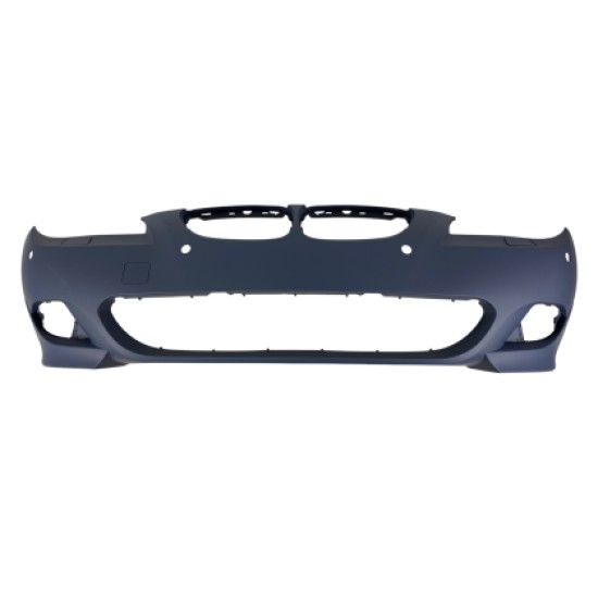 Προφυλακτήρας εμπρός για BMW E60 (2003-2007) - M pack design με ανοίγματα parktronic και πιτσιλίθρες