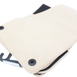 Πατάκια μοκέτα για AUDI A6 C6 (2004-2006) - μπεζ - 4τμχ.