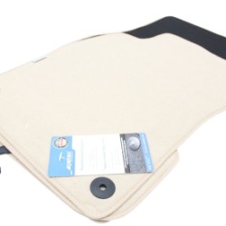 Πατάκια μοκέτα για AUDI A6 C6 (2006+) - μπεζ - 4τμχ.