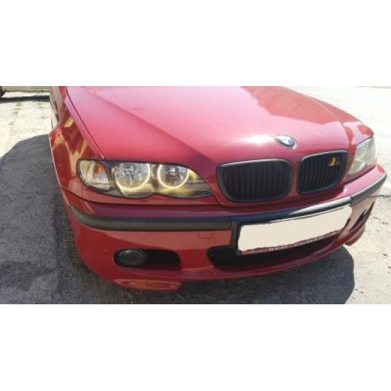 Δαχτυλίδια angel eyes για  BMW E46 coupe (1998-2003) / BMW E46 Sedan, Combi (1998-2005) με 66 led - κίτρινο χρώμα