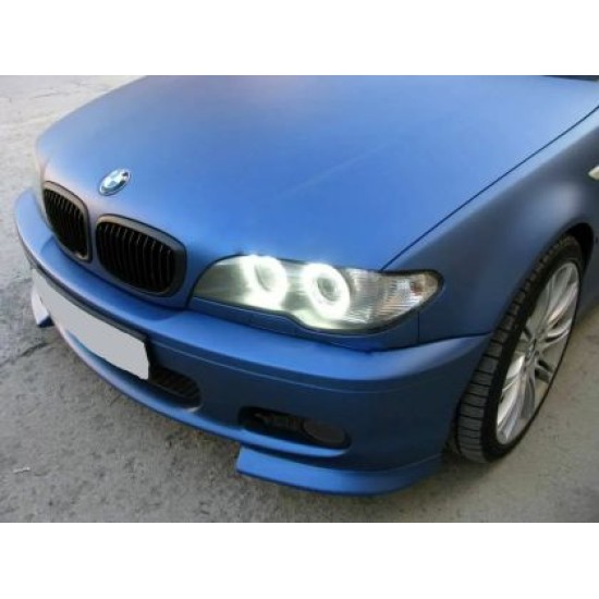 Δαχτυλίδια led angel eyes για  BMW E46 coupe (2003+) με 60 led - λευκά