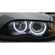 Δαχτυλίδια angel eyes για  BMW E46 coupe (1998-2003) / BMW E46 Sedan, Combi (1998-2005) - lightbar design - Λευκό χρώμα