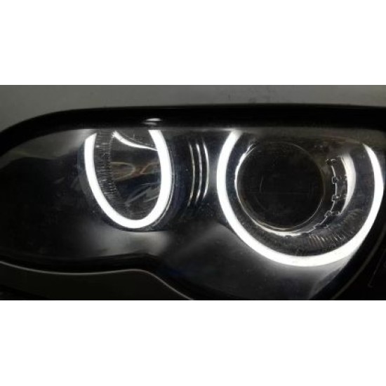 Δαχτυλίδια angel eyes lightbar design για BMW E46 coupe (2003+) - λευκά