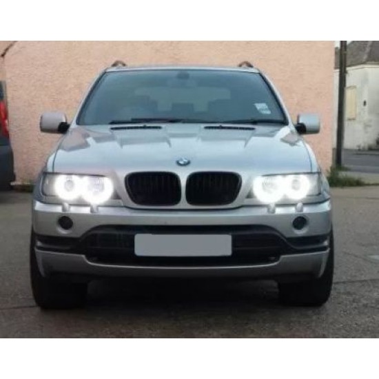 Δαχτυλίδια angel eyes για  BMW  X5 E53 (1999-2004) led - με 140 led