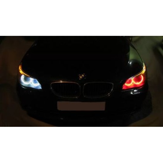 10W led για αυθεντικά angel eyes για BMW E39 / E60 / E53 X5 / E65 / E87 / E63 - λευκό χρώμα - 2τμχ.