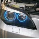 5W led για αυθεντικά angel eyes για BMW E39 / E60 / E53 X5 / E65 / E87 / E63 -μπλε χρώμα - 2τμχ.