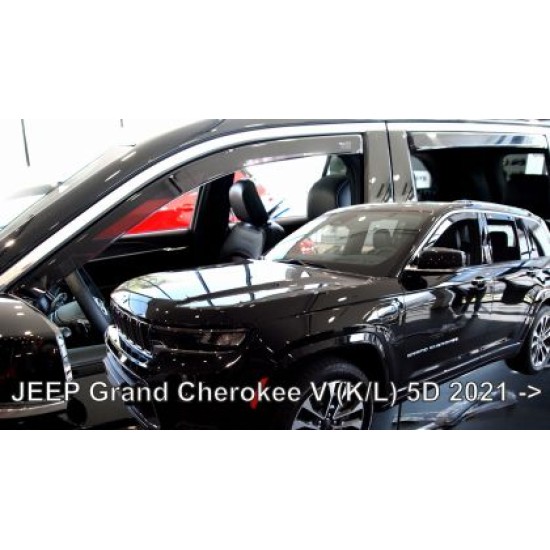 Ανεμοθραύστες για Jeep Grand Cherokee (2021+) short - 4τμχ. εμπρός και πίσω