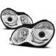 Φανάρια εμπρός led για Mercedes C-CLASS W203 (2000-2004) sedan , με λάμπες (Η7) - σετ 2τμχ.