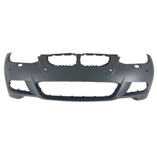 Προφυλακτήρας εμπρός για BMW E92 (2006-2009) M pack design με ανοίγματα parktronic και πιτσιλίθρες