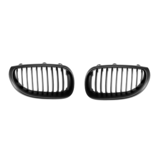 Μάσκα για BMW E60 (2003-2010) - μαύρη κυρτή  2 τμχ.