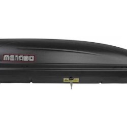 Μπαγκαζιέρα Menabo Marathon 460 198x79x37cm, με μονόπλευρο άνοιγμα και κλειδί, μαύρη - 460 λίτρα - 1τμχ. Μπαγκαζιέρα Menabo Marathon 460 198x79x37cm, με μονόπλευρο άνοιγμα και κλειδί, μαύρη - 460 λίτρα - 1τμχ.