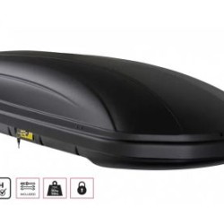 Μπαγκαζιέρα Menabo Marathon 460 198x79x37cm, με μονόπλευρο άνοιγμα και κλειδί, μαύρη - 460 λίτρα - 1τμχ. Μπαγκαζιέρα Menabo Marathon 460 198x79x37cm, με μονόπλευρο άνοιγμα και κλειδί, μαύρη - 460 λίτρα - 1τμχ.