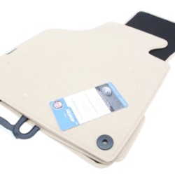 Πατάκια μοκέτα για AUDI A3 8P (2003-2013) μπεζ - 4τμχ.