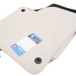 Πατάκια μοκέτα για VW Touareg I (2002-2010) -μπεζ - 4τμχ.