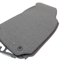 Πατάκια μοκέτα για Vw Passast B5 / B5.5 (1997-2005) γκρι με στρόγγυλα κουμπώματα - 4τμχ.