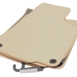 Πατάκια μοκέτα για Vw Golf 4 / Vw Bora / Vw Beetle / Skoda Octavia 1  (1997-2010) / Seat Leon και Toledo  (1999-2005)  - μπεζ - 4τμχ.