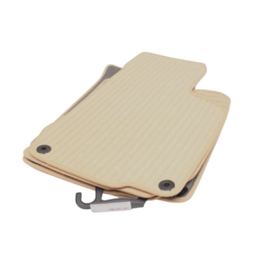 Πατάκια μοκέτα για Vw Golf 4 / Vw Bora / Vw Beetle / Skoda Octavia 1  (1997-2010) / Seat Leon και Toledo  (1999-2005)  - μπεζ - 4τμχ.