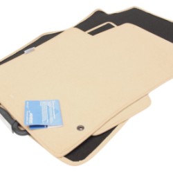 Πατάκια μοκέτα για MERCEDES ML W163 (1998-2005) - μπεζ - 4τμχ.