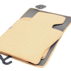 Πατάκια μοκέτα για BMW X3 E83 (2003-2010) - μπεζ - 4τμχ.