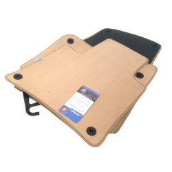 Πατάκια μοκέτα για VW Touareg II (2010-2018) -μπεζ - 4τμχ.