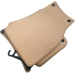 Πατάκια μοκέτα για VW Touareg II (2010-2018) -μπεζ - 4τμχ.