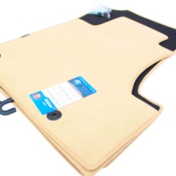 Πατάκια μοκέτα για HONDA CR-V III (2007-2012) - μπεζ - 4τμχ.