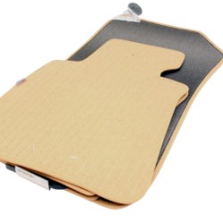 Πατάκια μοκέτα για BMW σειρά 3 E90 (2005-2012) - μπεζ - 4τμχ.