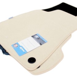 Πατάκια μοκέτα για AUDI A4 B6 / B7 (2001-2008) - μπεζ - 4τμχ.