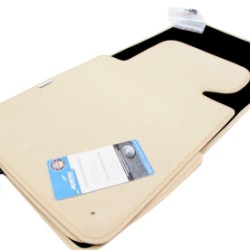 Πατάκια μοκέτα για BMW σειρά 3  E46 (1998-2005) μπεζ - 4τμχ.