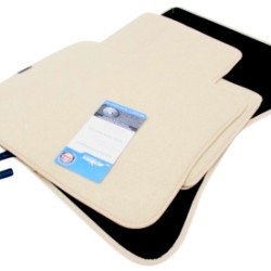 Πατάκια μοκέτα για BMW X5 E70 (2007-2013) / X6 E71 (2008-2014) - μπεζ - 4τμχ.