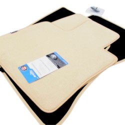 Πατάκια μοκέτα για BMW X5 F15 (2013-2018) - μπεζ - 4τμχ.