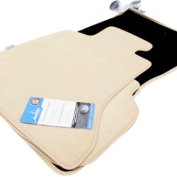 Πατάκια μοκέτα για BMW σειρά 7  F01 (2008-2015) - μπεζ - 4τμχ.