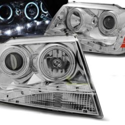 Φανάρια angel eyes CCFL για Jeep Grand Cherokee  (1999-2005) - chrome