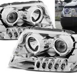 Φανάρια εμπρός angel eyes CCFL για Jeep Grand Cherokee (1999-2005) - chrome , χωρίς λάμπες (Η7) - σετ 2τμχ. Φανάρια εμπρός angel eyes CCFL για Jeep Grand Cherokee (1999-2005) - chrome , χωρίς λάμπες (Η7) - σετ 2τμχ.