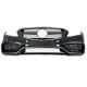 Προφυλακτήρας εμπρός για Mercedes C-class W205 (2014+) - AMG look - με diffuser και μπούκες