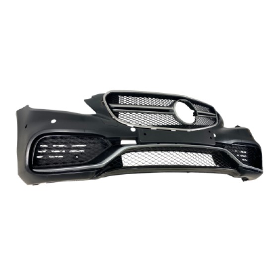 Προφυλακτήρας εμπρός για Mercedes C-class W205 (2014+) - AMG look - με diffuser και μπούκες