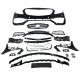 Προφυλακτήρας εμπρός για Mercedes C-class W205 (2014+) - AMG look - με diffuser και μπούκες